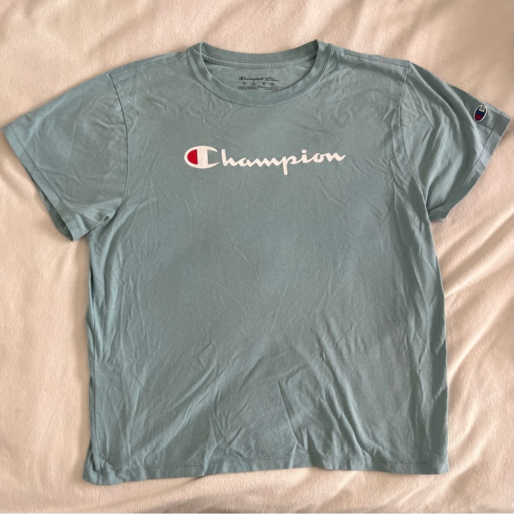 Champion authentic athleticwear blue t-shirt